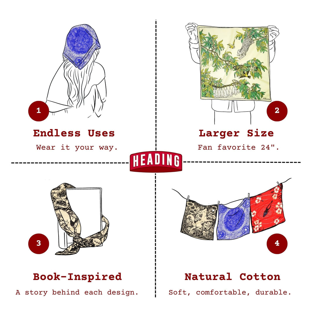 Chickadee - Heading Bandanas