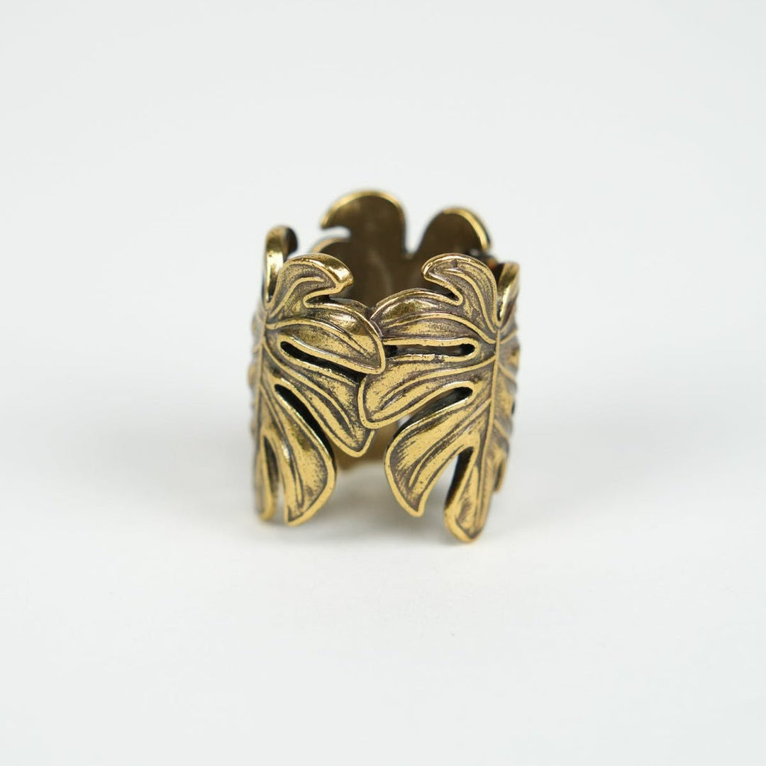 Monstera Bandana Ring - Heading Prints
