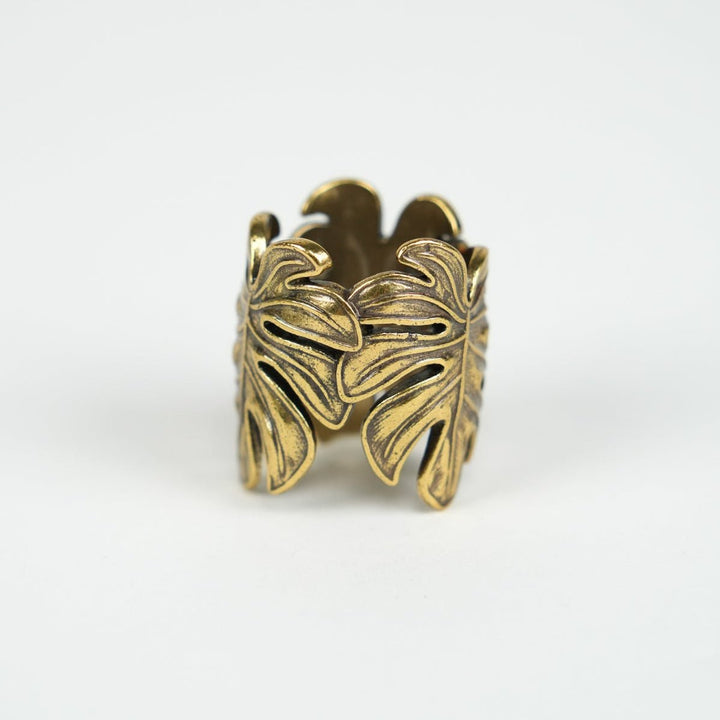 Monstera Bandana Ring - Heading Prints