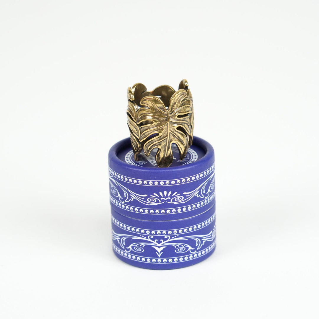 Monstera Bandana Ring - Heading Prints