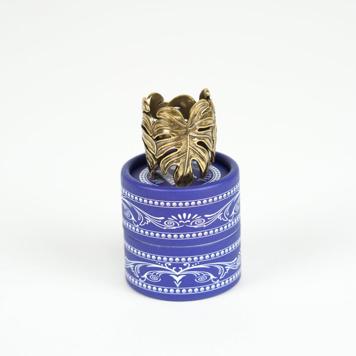 Monstera Bandana Ring - Heading Prints
