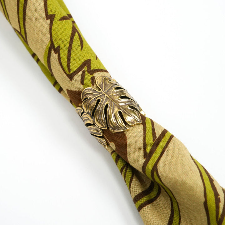 Monstera Bandana Ring - Heading Prints
