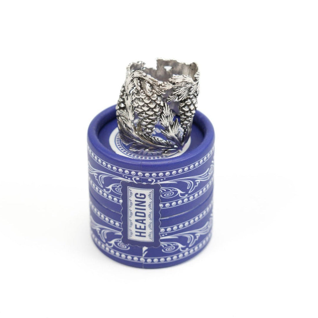 Pinecone Bandana Ring - Heading Prints