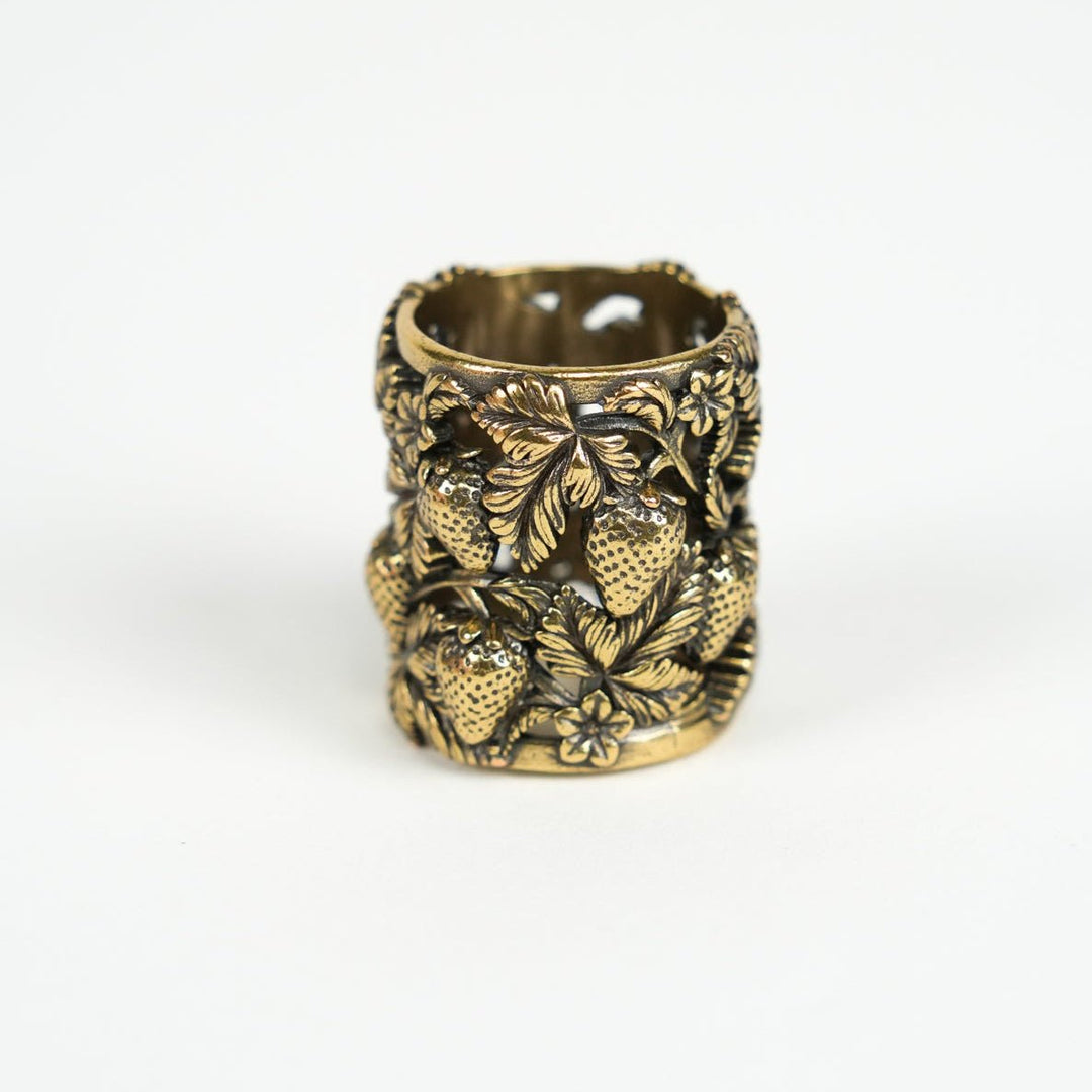 Strawberry Bandana Ring - Heading Prints