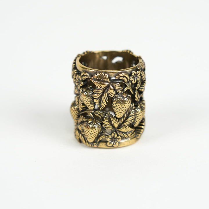Strawberry Bandana Ring - Heading Prints