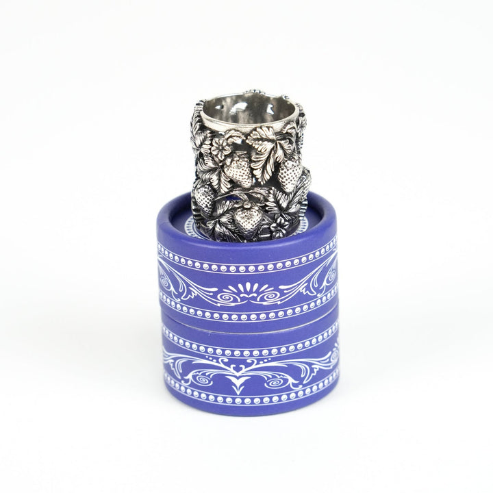 Strawberry Bandana Ring - Heading Prints