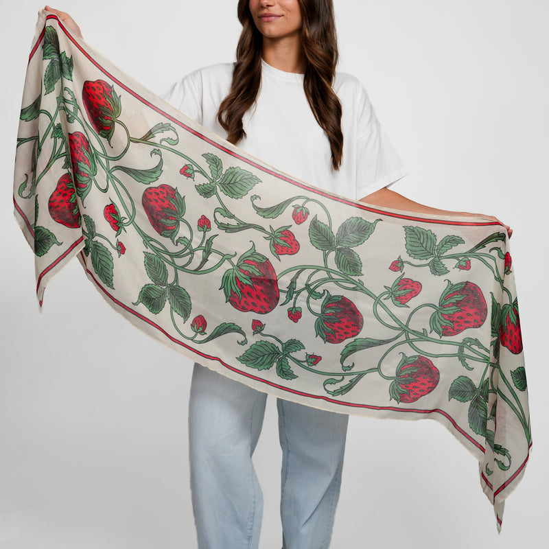 Strawberry All-Season Scarf