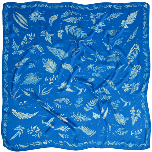 Cyan Silky Scarf