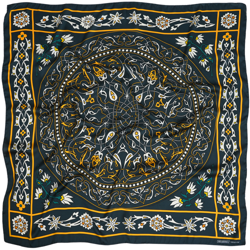 Obsidian Silky Scarf