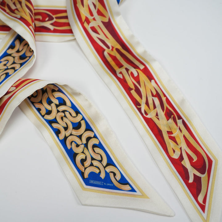 Al Dente Skinny Scarf - Heading Prints