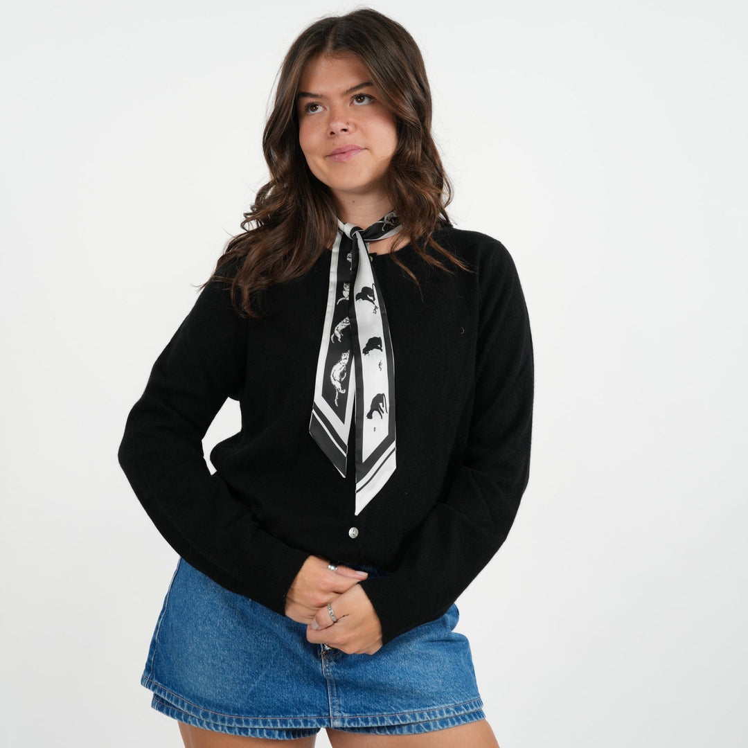 Antics Skinny Scarf - Heading Prints