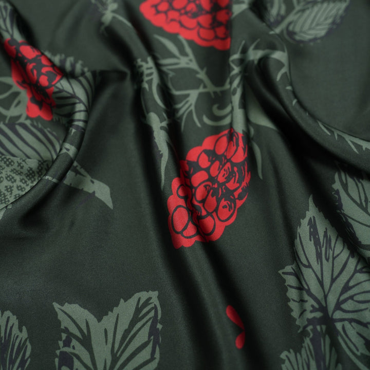 Berry Silky Scarf - Heading Prints