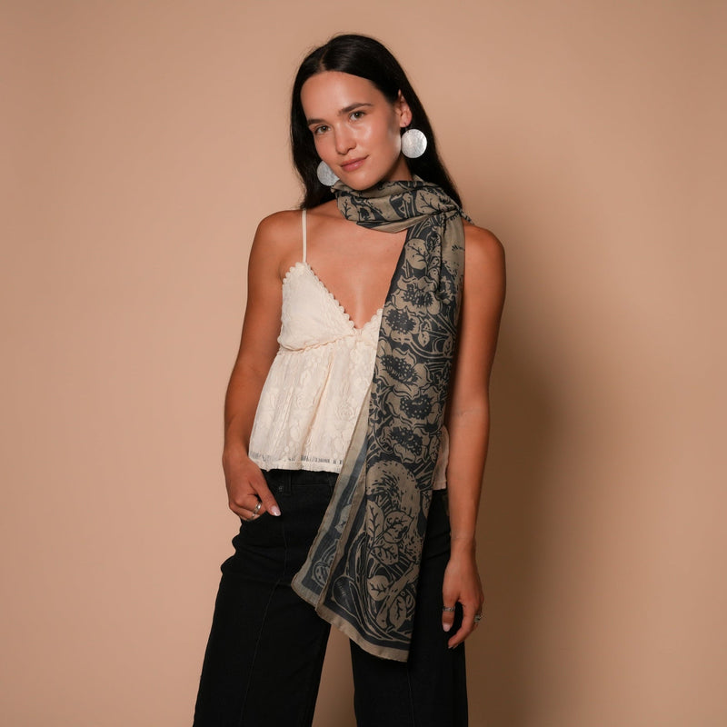 Brambles All-Season Scarf - Heading Prints