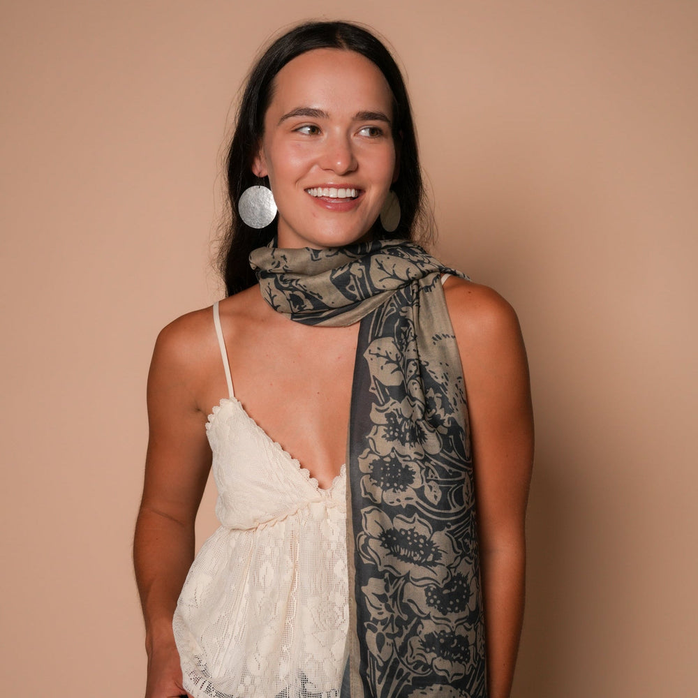 Brambles All-Season Scarf - Heading Prints