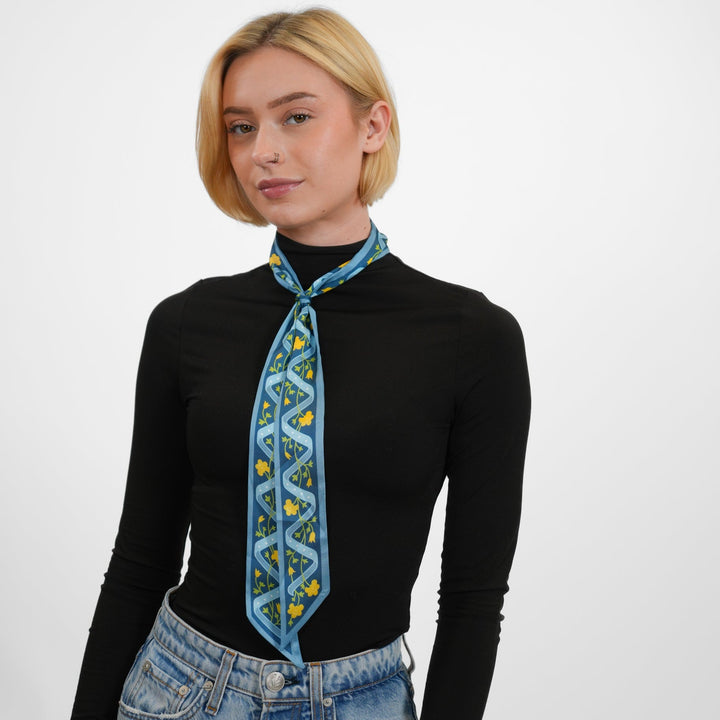 Buttercup Skinny Scarf - Heading Prints