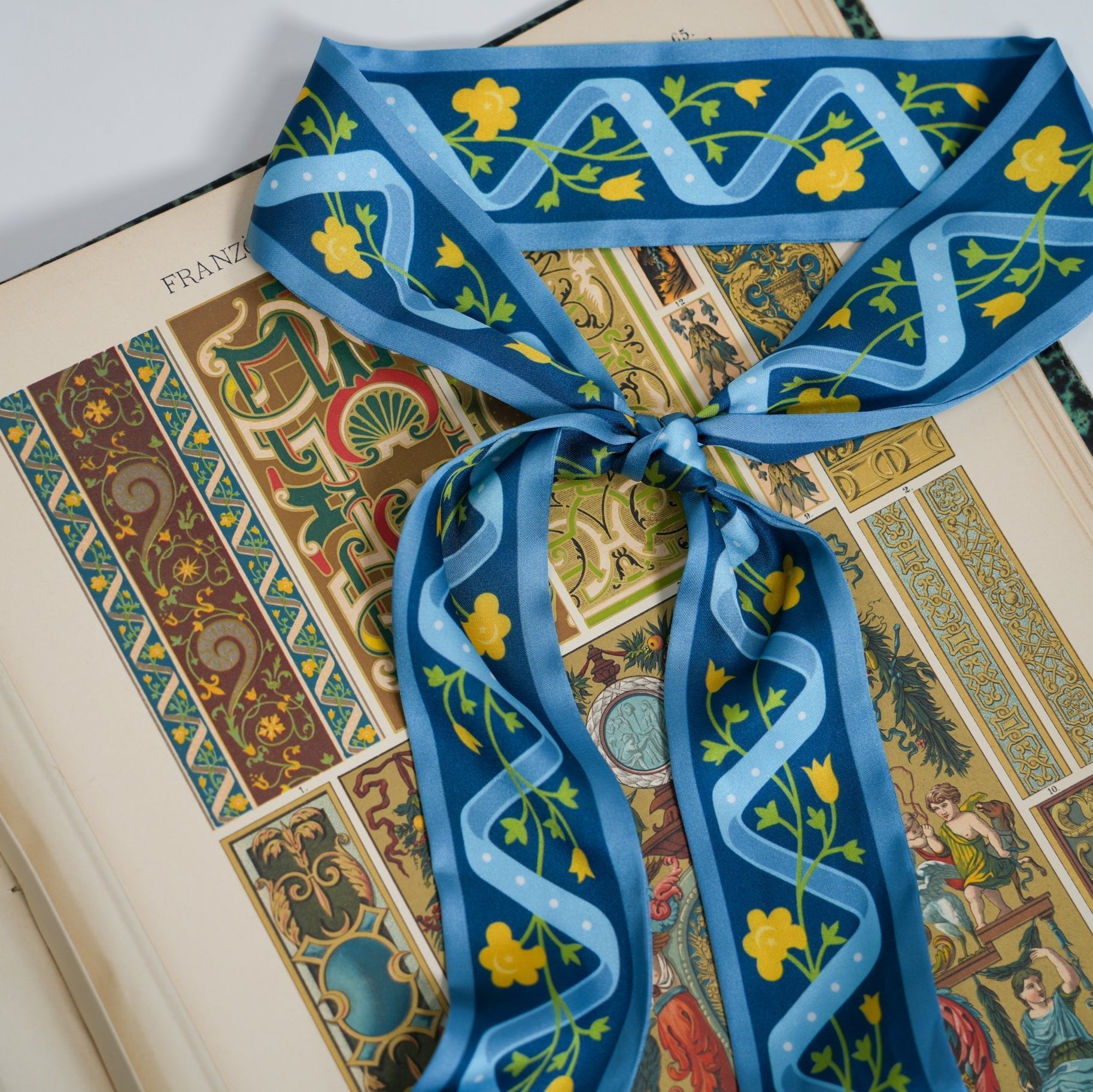 Dissection Skinny Scarf – Heading Prints