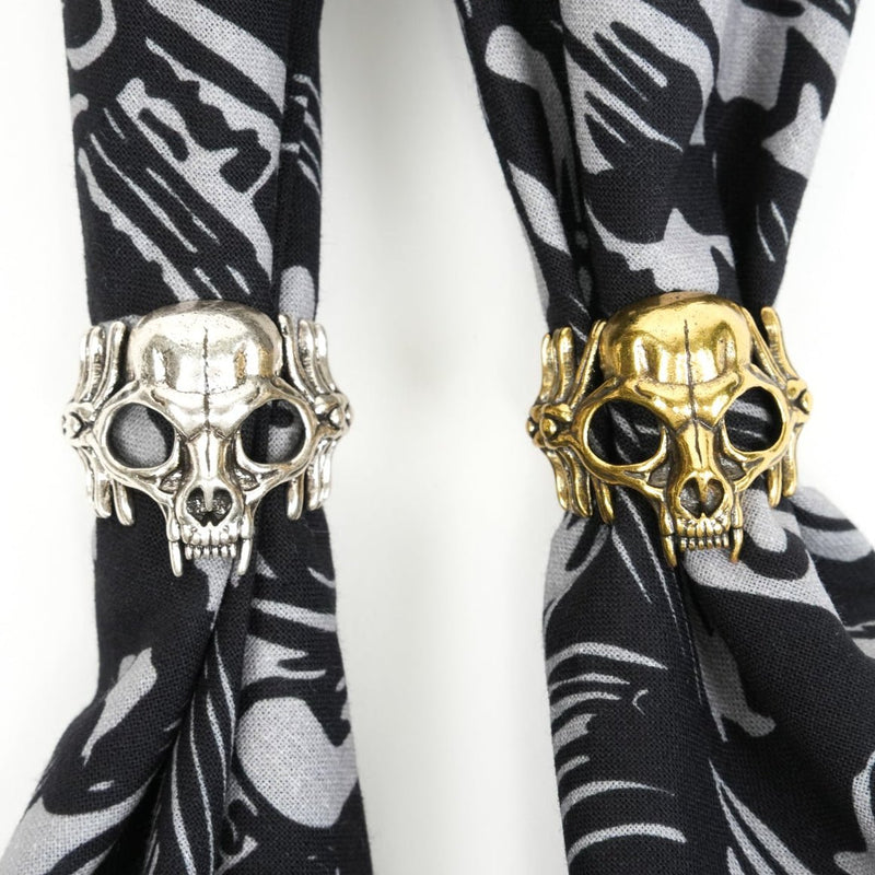 Cat Skull Bandana Ring - Heading Prints