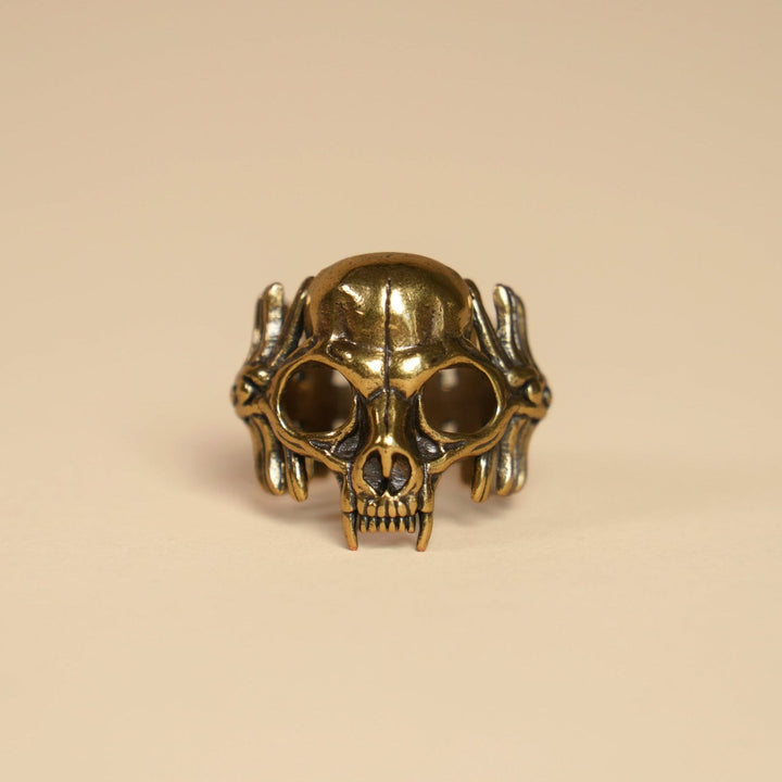 Cat Skull Bandana Ring - Heading Prints