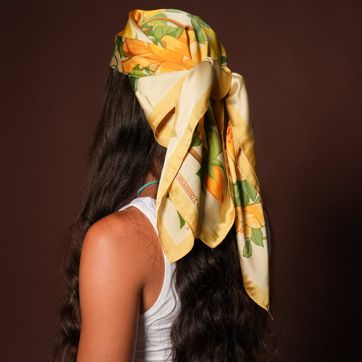 Celebration Silky Scarf - Heading Prints