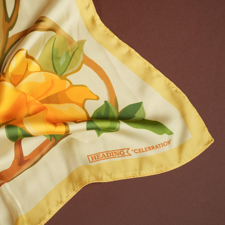 Celebration Silky Scarf - Heading Prints