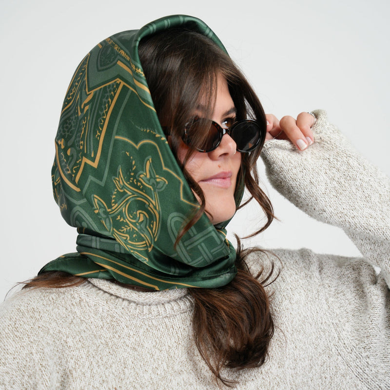 Celtique Silky Scarf - Heading Prints