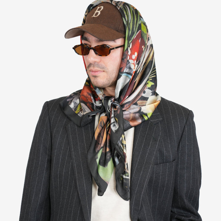 Champignons Silky Scarf - Heading Prints