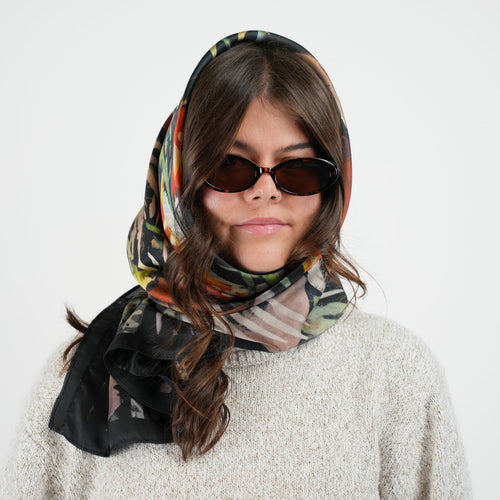 Champignons Silky Scarf - Heading Prints