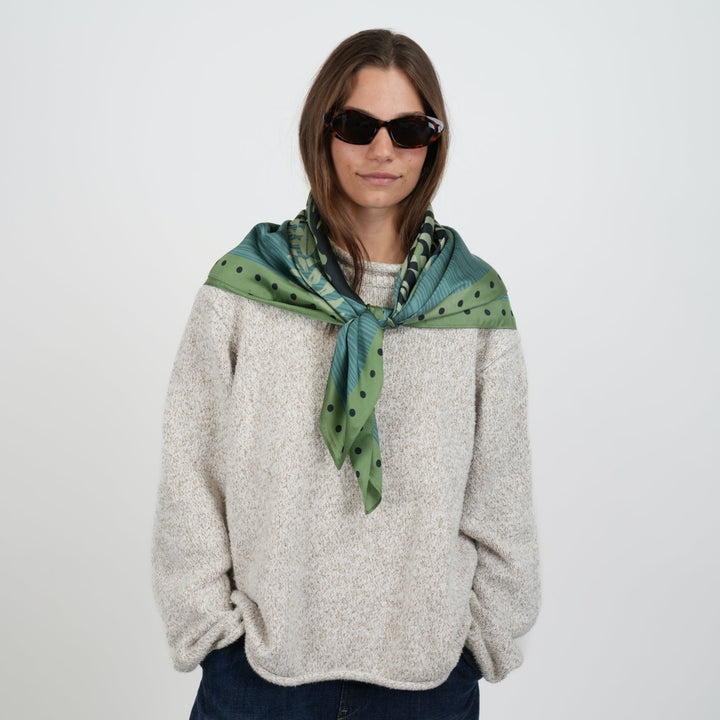 Choice Ferns Silky Scarf - Heading Prints