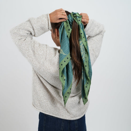 Choice Ferns Silky Scarf - Heading Prints
