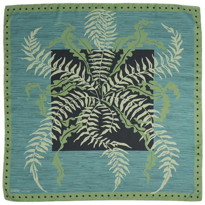 Choice Ferns Silky Scarf - Heading Prints
