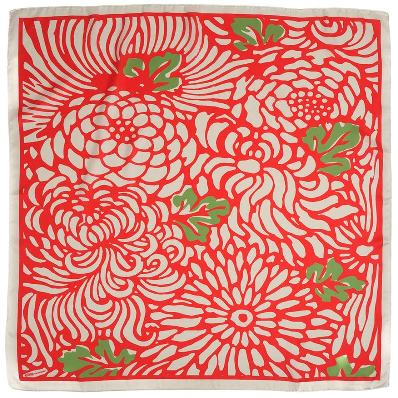 Chrysanthemum Silky Scarf - Heading Prints