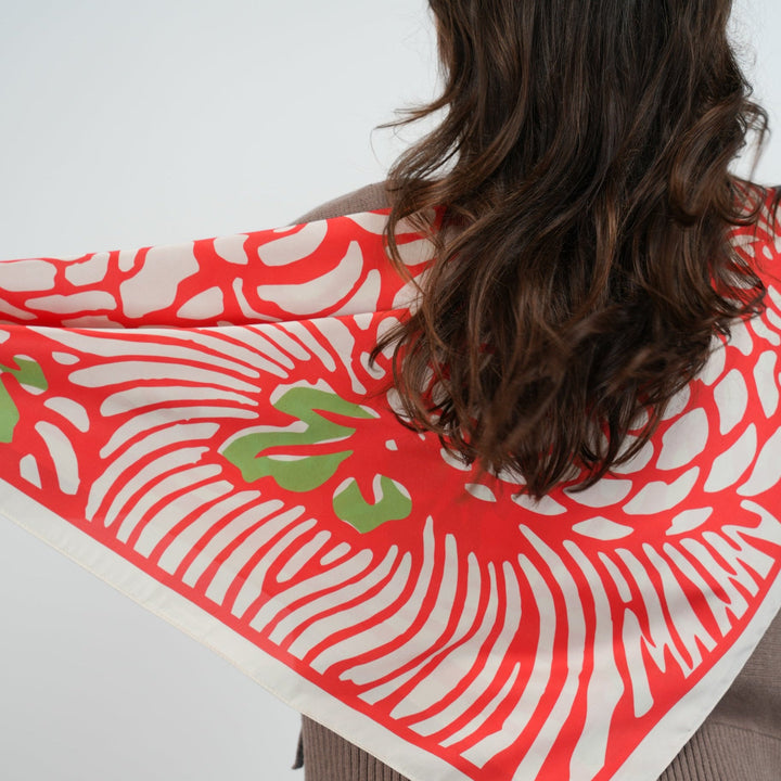 Chrysanthemum Silky Scarf - Heading Prints