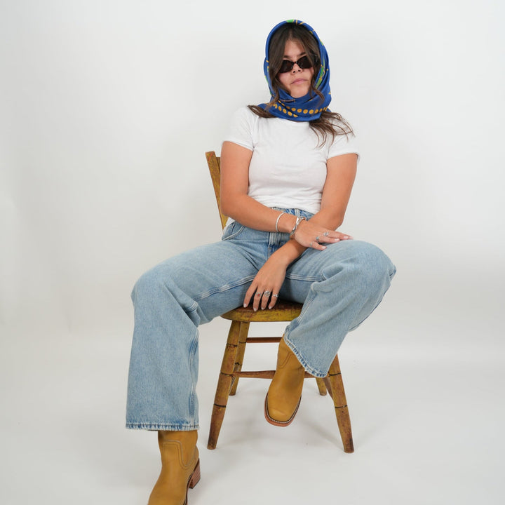 Clover Silky Scarf - Heading Prints