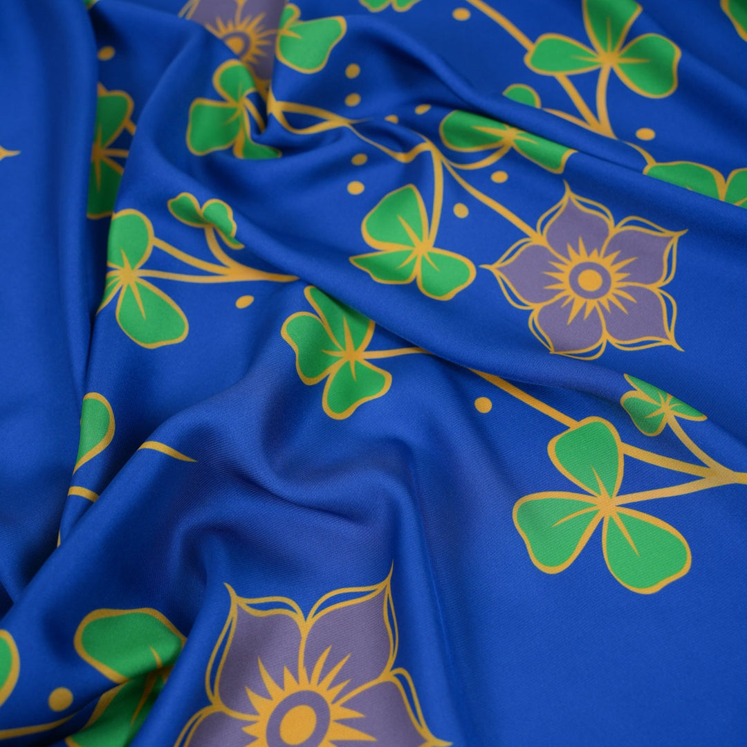 Clover Silky Scarf - Heading Prints