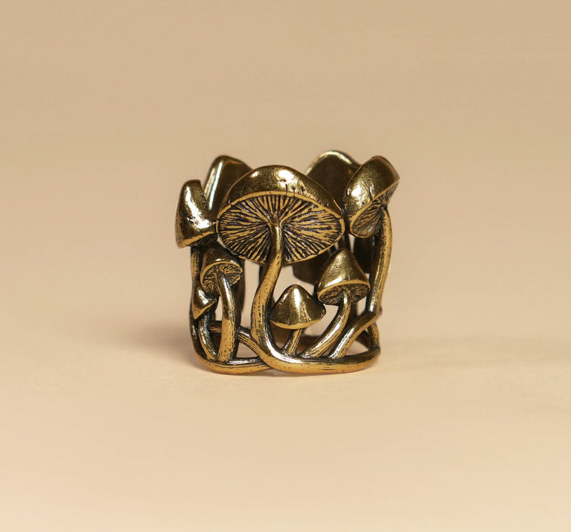 Mushroom Bandana Ring