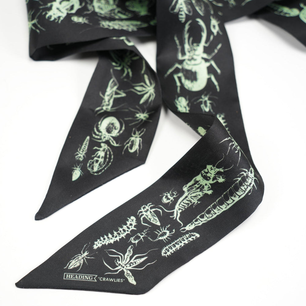 Crawlies Skinny Scarf - Heading Prints