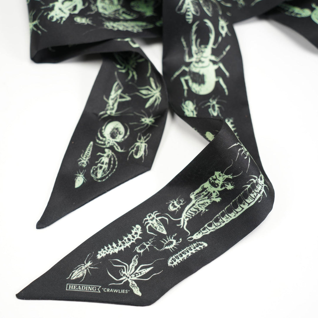 Crawlies Skinny Scarf - Heading Prints