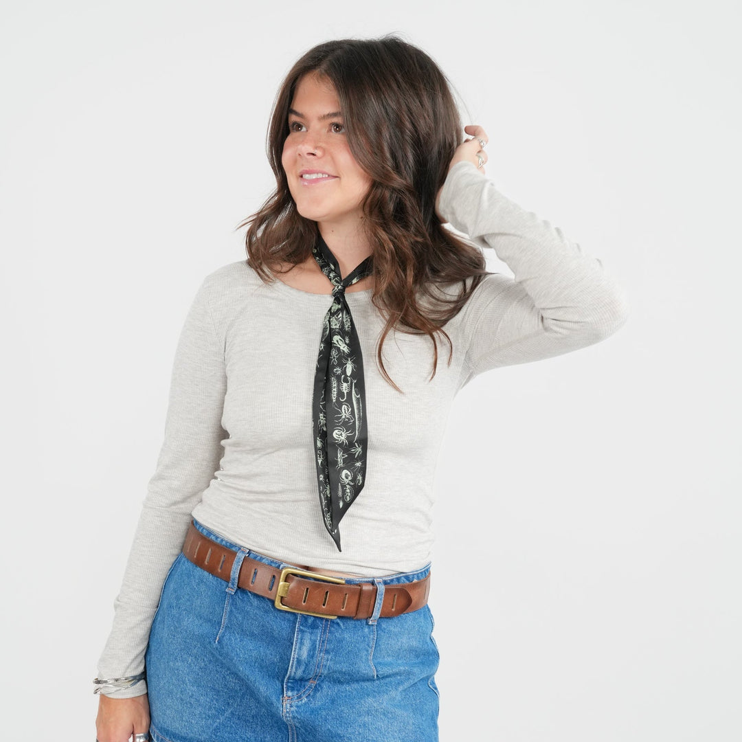 Crawlies Skinny Scarf - Heading Prints