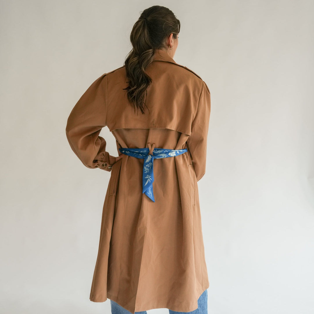 Cyantotypes Skinny Scarf - Heading Prints