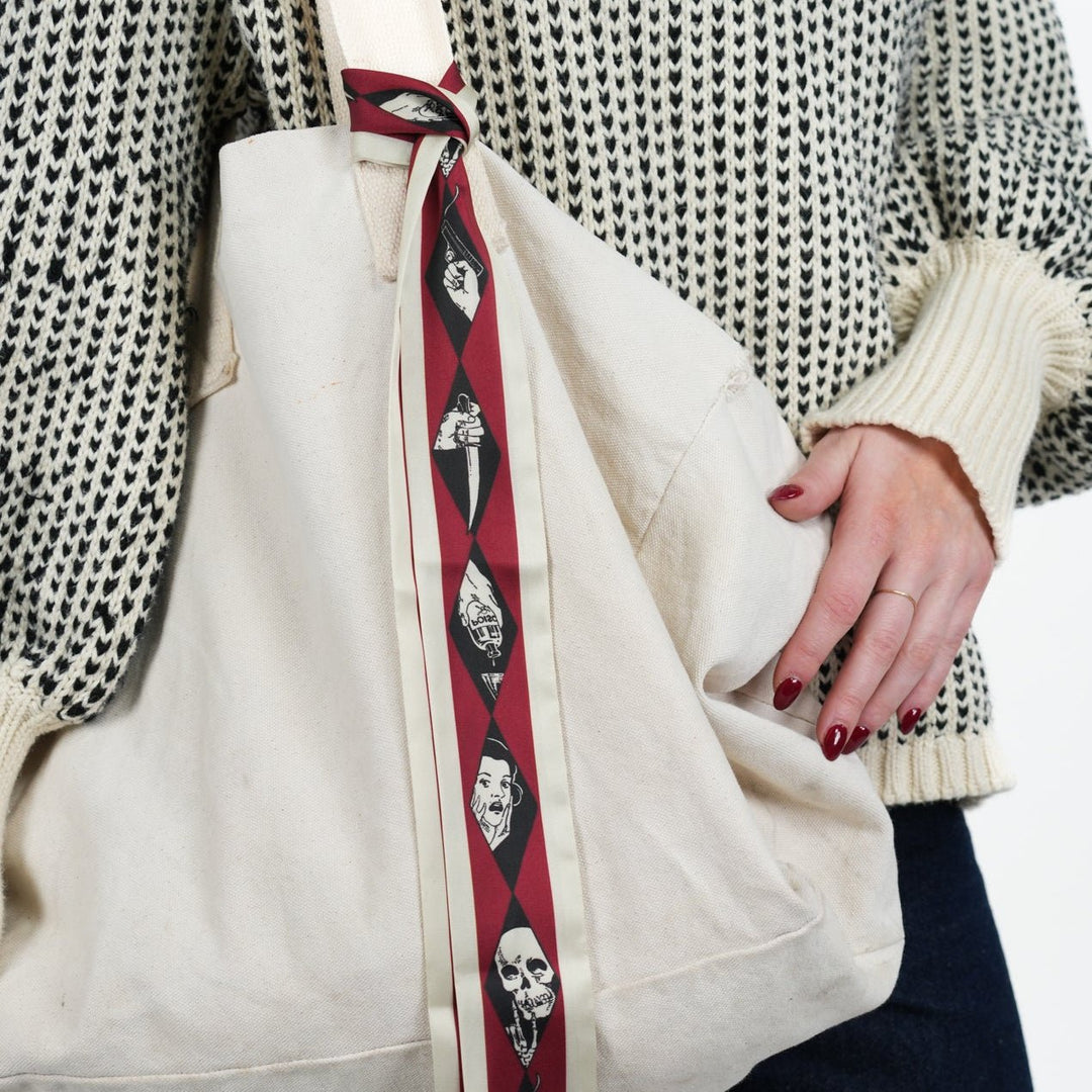 Danger Skinny Scarf - Heading Prints