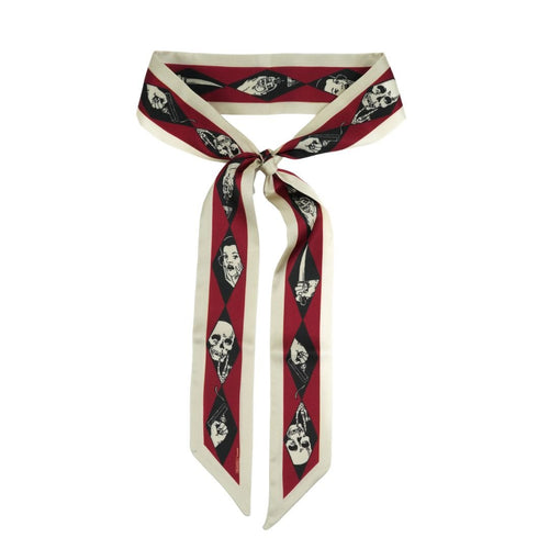 Danger Skinny Scarf - Heading Prints