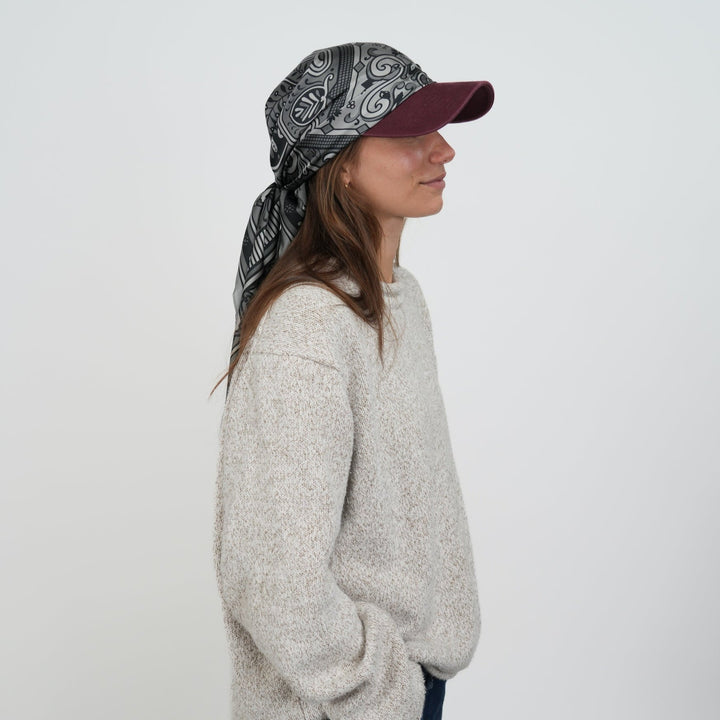 Decoration Silky Scarf - Heading Prints