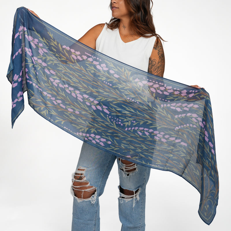 Larkspur All-Season Scarf