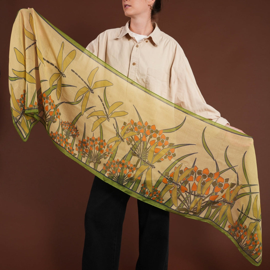 Dragonfly All-Season Scarf - Heading Prints
