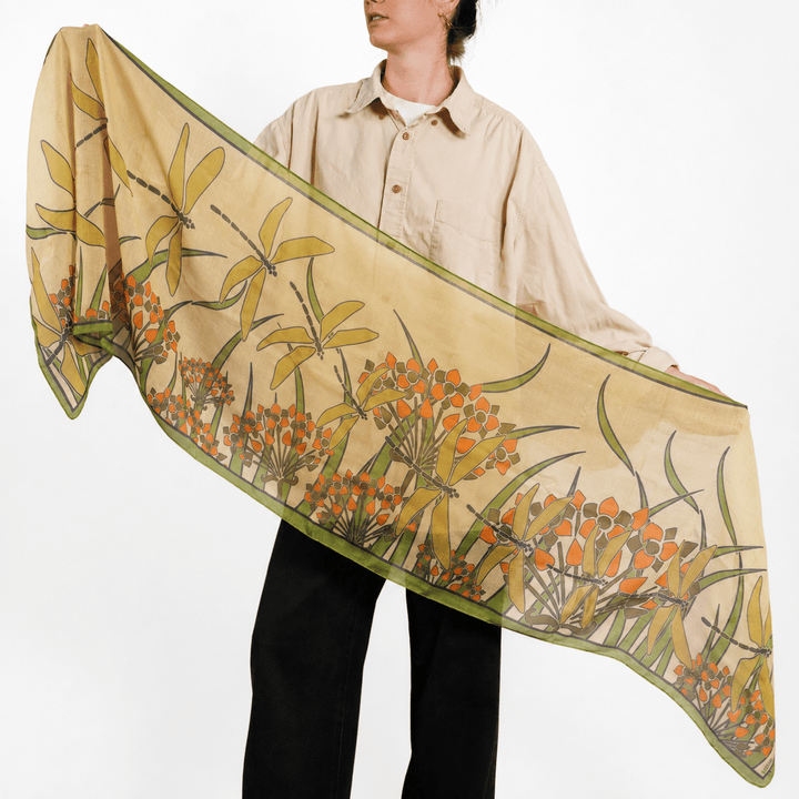 Dragonfly All-Season Scarf - Heading Prints