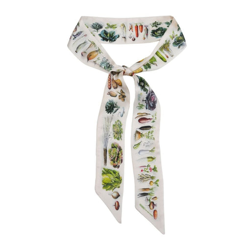 Eat your Veggies Skinny Scarf - Heading Prints