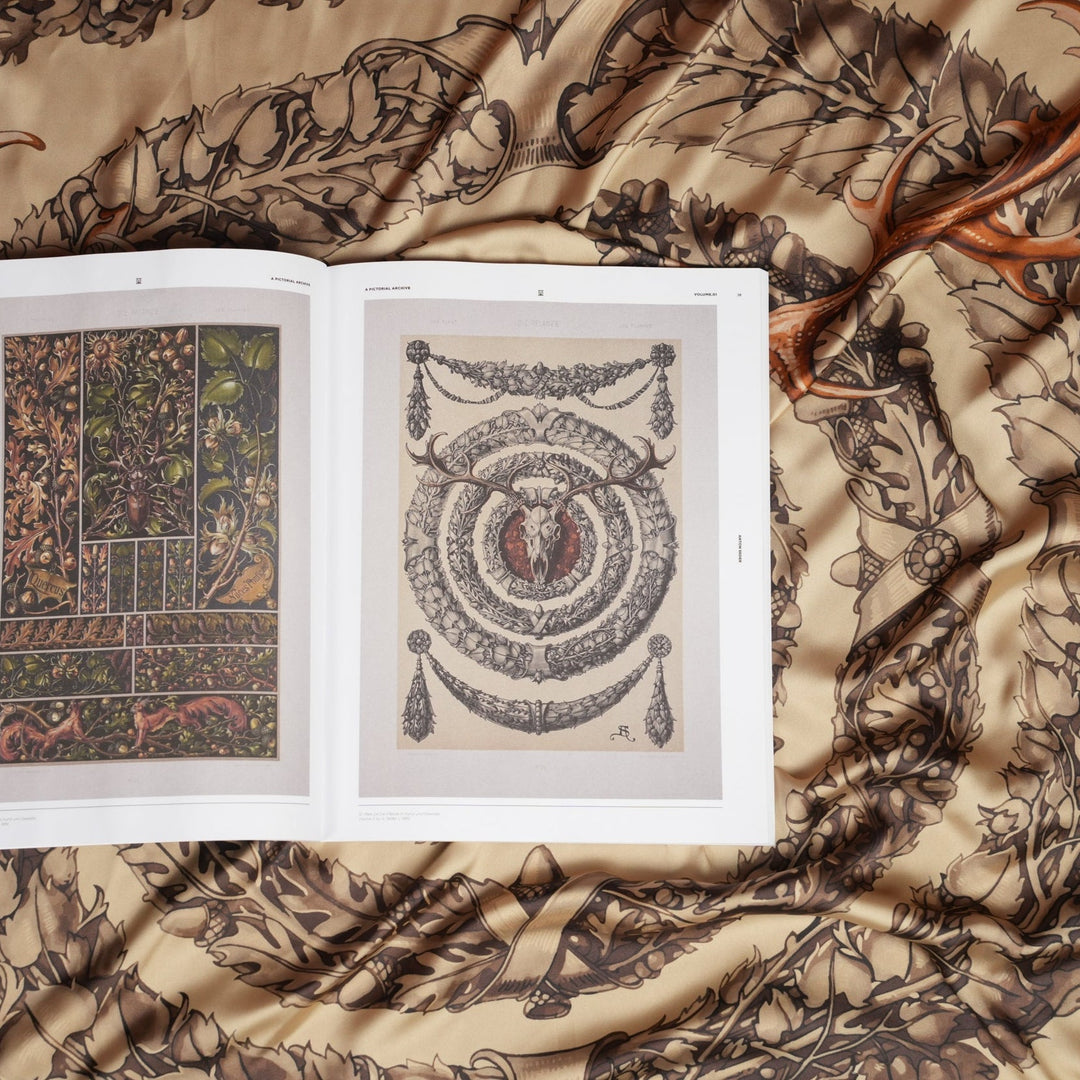 Elk Silky Scarf - Heading Prints