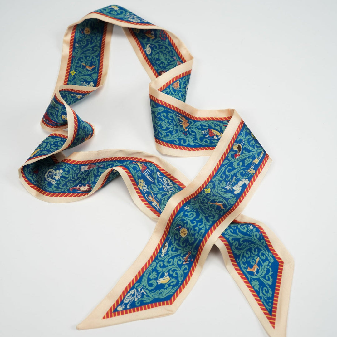 Enchanted Skinny Scarf - Heading Prints