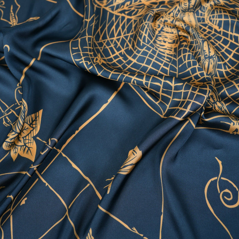 Ensnared Silky Scarf - Heading Prints