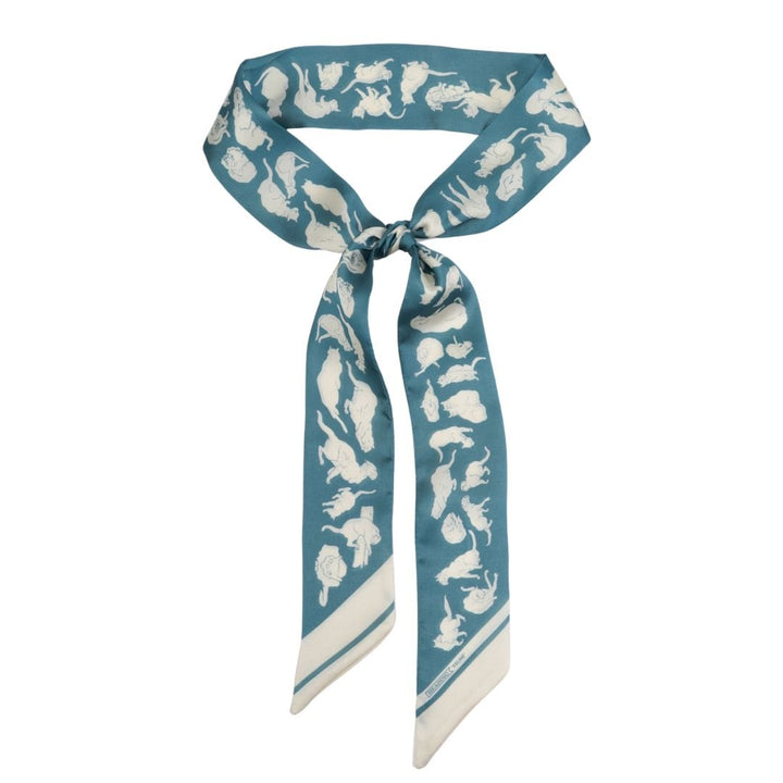 Feline Skinny Scarf - Heading Prints